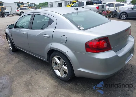 2013 Dodge Avenger Se from USA, damaged, VIN 1C3CDZAB8DN530574